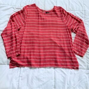 GAP Orange and Pink Boxy Blouse Relaxed Fit